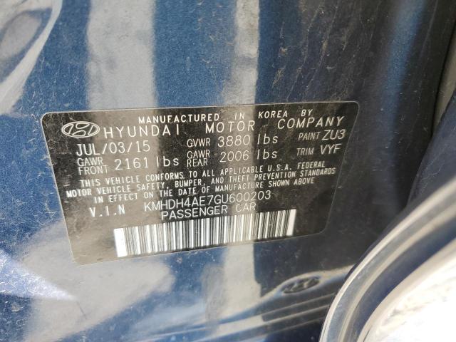 2016 HYUNDAI ELANTRA SE - KMHDH4AE7GU600203