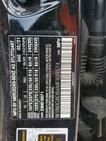 2021 MERCEDES-BENZ GLC 300 - W1N0G8DB6MF939574