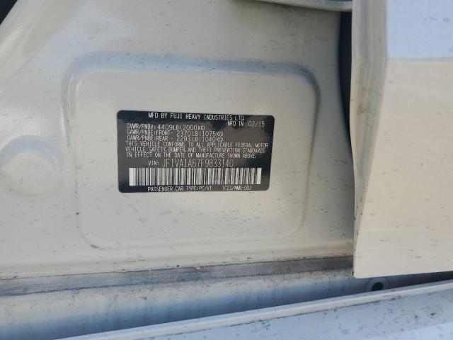 2015 SUBARU WRX JF1VA1A67F9833140