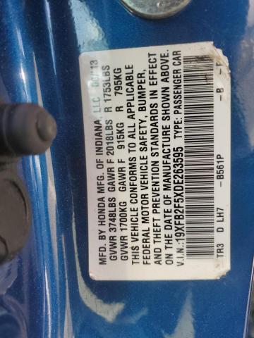 2013 HONDA CIVIC LX - 19XFB2F5XDE263595
