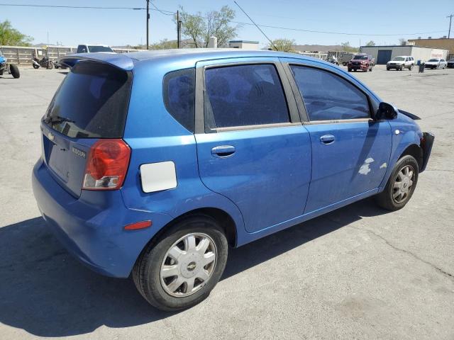 CHEVROLET AVEO BASE 2005 blue  gas KL1TD62695B303190 photo #4