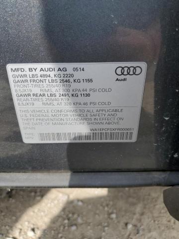 2015 AUDI Q3 PREMIUM - WA1EFCFSXFR000651