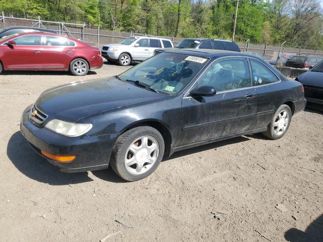 ACURA 2.2CL 1997 black coupe gas 19UYA1256VL006228 photo #1