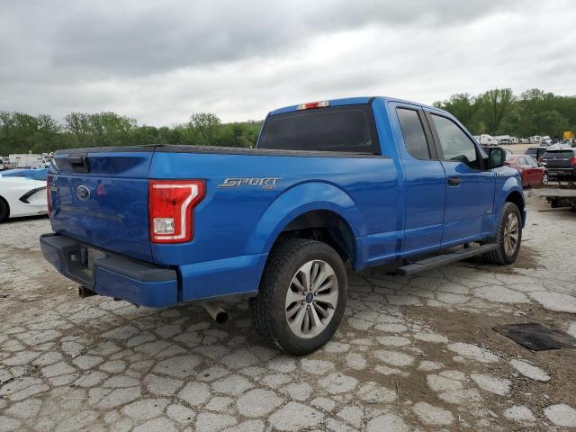 FORD F150 SUPER 2016 blue  gas 1FTEX1EP2GKE73054 photo #4
