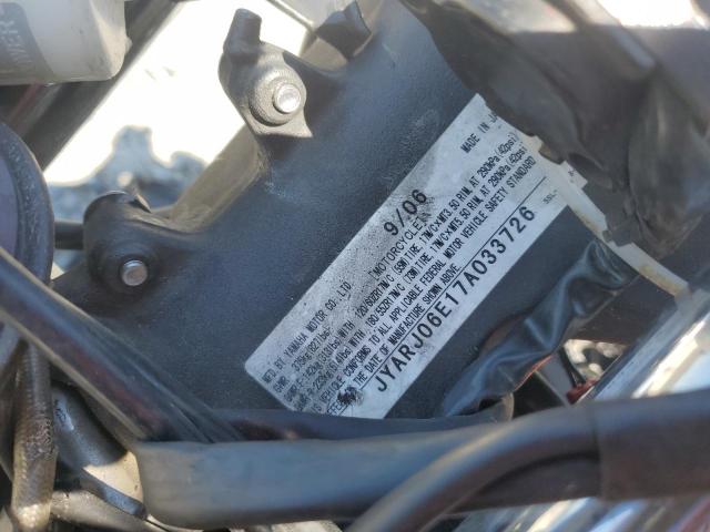 2007 YAMAHA F6R JYARJ06E17A033726