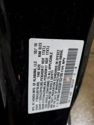 2016 HONDA ODYSSEY EX - 5FNRL5H63GB153195
