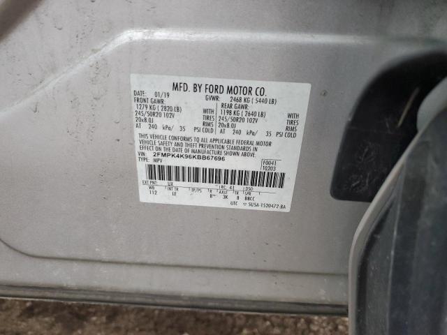 2019 FORD EDGE TITAN - 2FMPK4K96KBB67696