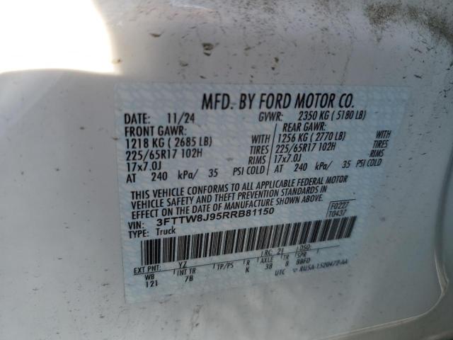 2024 FORD MAVERICK X - 3FTTW8J95RRB81150