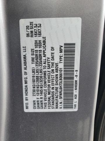 2020 HONDA ODYSSEY EX - 5FNRL6H73LB066101