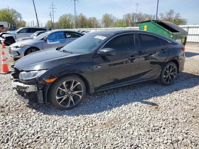 HONDA CIVIC SPOR 2021 black  gas 2HGFC2F8XMH532661 photo #1