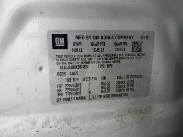 2019 BUICK ENCORE SPO - KL4CJ2SBXKB874524