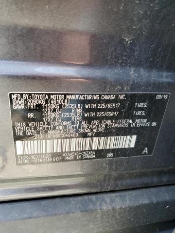 2019 TOYOTA RAV4 LE - 2T3F1RFV6KC048469