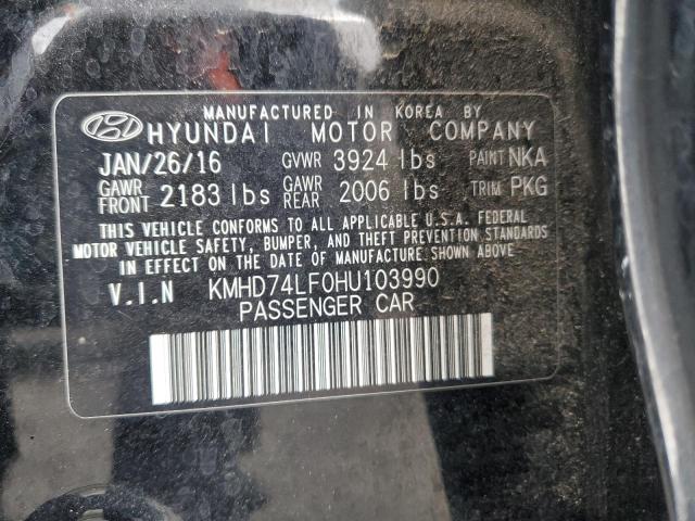 2017 HYUNDAI ELANTRA SE - KMHD74LF0HU103990