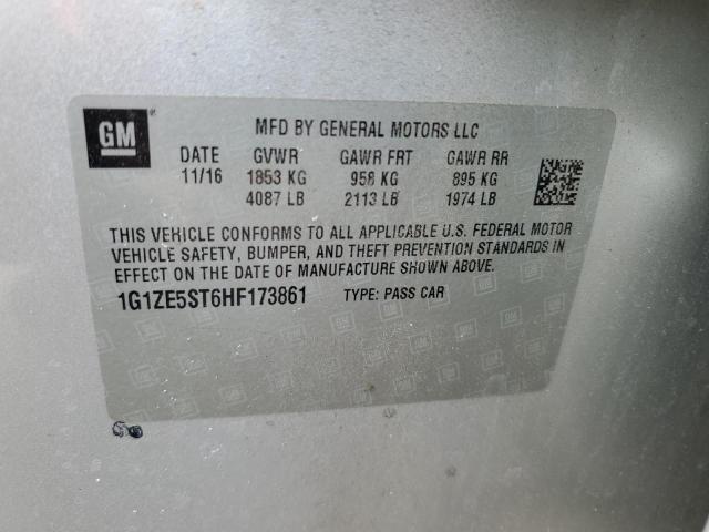 2017 CHEVROLET MALIBU LT - 1G1ZE5ST6HF173861
