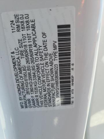 2025 HONDA PILOT TRAI 5FNYG1H66SB086223
