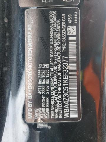 2019 BMW 430XI - WBA4Z3C51KEF32377