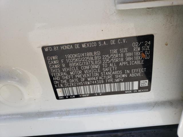 2024 HONDA HR-V SPORT - 3CZRZ1H51RM744309