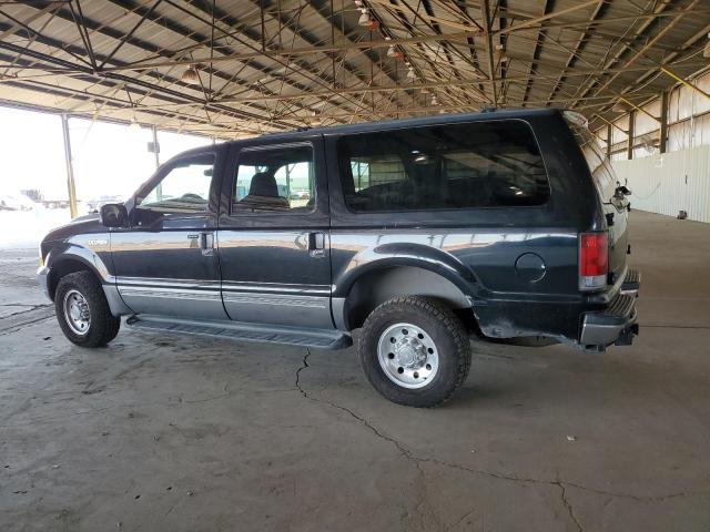 FORD EXCURSION 2002 black  gas 1FMNU40L72EA97811 photo #3