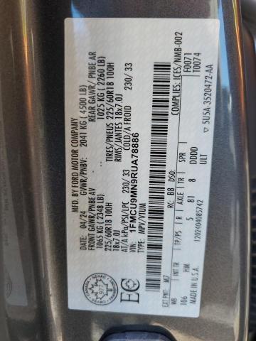 2024 FORD ESCAPE ST - 1FMCU9MN9RUA78886