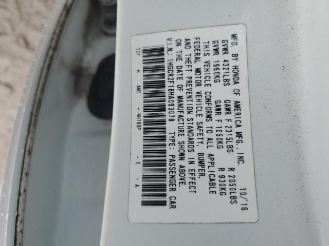 2017 HONDA ACCORD SPO - 1HGCR2F18HA093078
