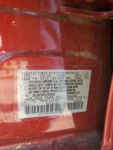 2018 NISSAN SENTRA S - 3N1AB7APXJY309455