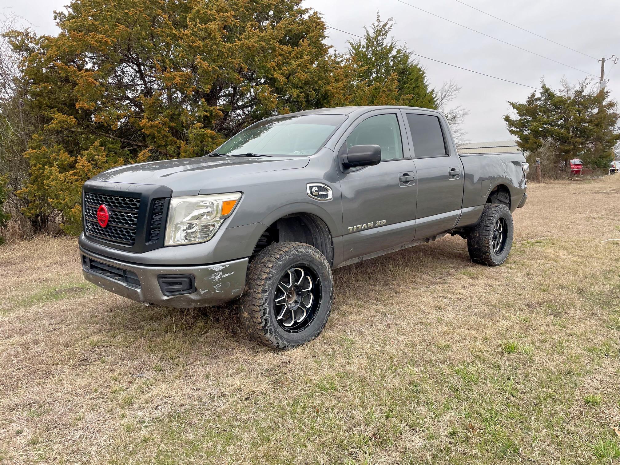NISSAN TITAN XD S 2016 charcoal crew pic diesel 1N6BA1F31GN517461 photo #3