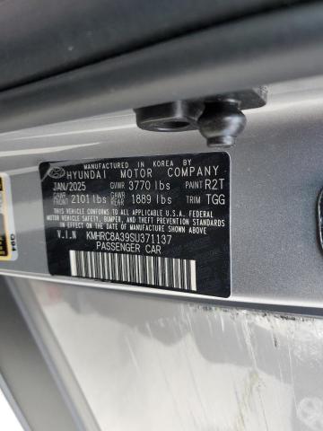 2025 HYUNDAI VENUE SEL KMHRC8A39SU371137