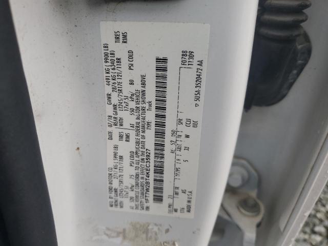 2019 FORD F250 SUPER - 1FT7W2BT4KEC35927