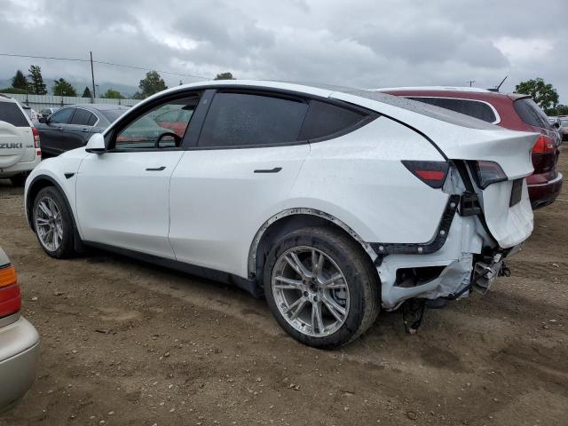 TESLA MODEL Y 2022 white  electric 7SAYGDEE6NF358063 photo #3