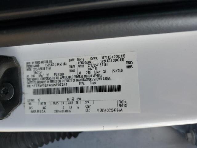 2016 FORD F150 SUPER - 1FTEW1EF4GKF97241
