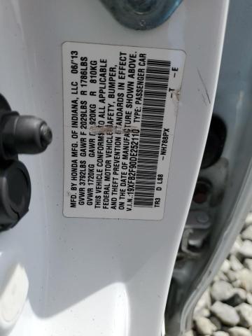 2013 HONDA CIVIC EXL - 19XFB2F90DE252110