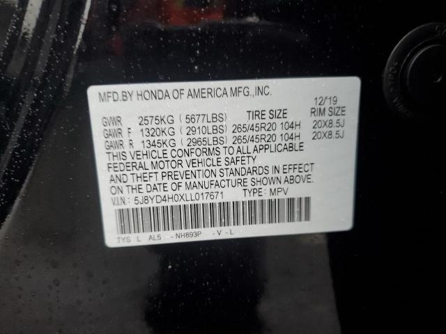 2020 ACURA MDX A-SPEC - 5J8YD4H0XLL017671