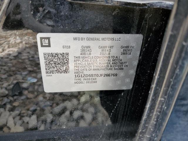 2018 CHEVROLET MALIBU LT - 1G1ZD5ST0JF266769