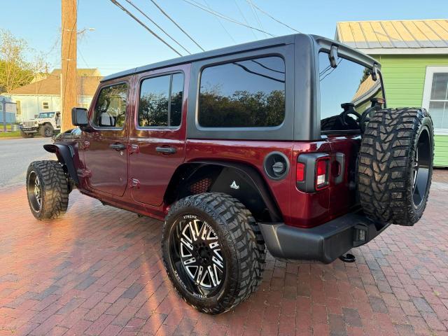 JEEP WRANGLER U 2021 burgundy  gas 1C4HJXDNXMW680247 photo #4