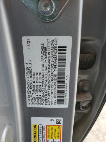 2021 HONDA ACCORD SPO - 1HGCV1F4XMA087597