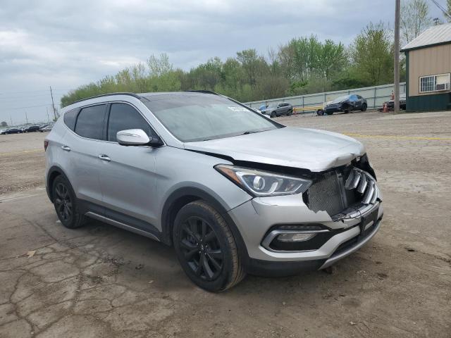 Vin: 5xyzw4la0hg415441, lot: 54498545, hyundai santa fe 20174