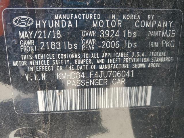 2018 HYUNDAI ELANTRA SE - KMHD84LF4JU706041