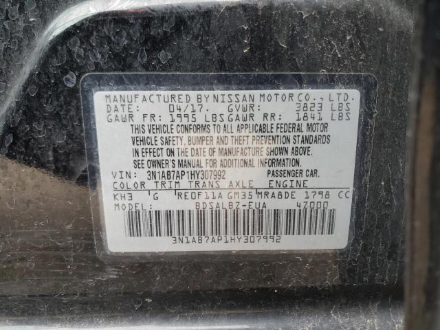 2017 NISSAN SENTRA S - 3N1AB7AP1HY307992