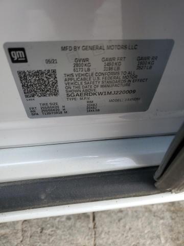 2021 BUICK ENCLAVE AV - 5GAERDKW1MJ220009