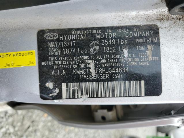 2017 HYUNDAI ACCENT SE - KMHCT5AE8HU344834