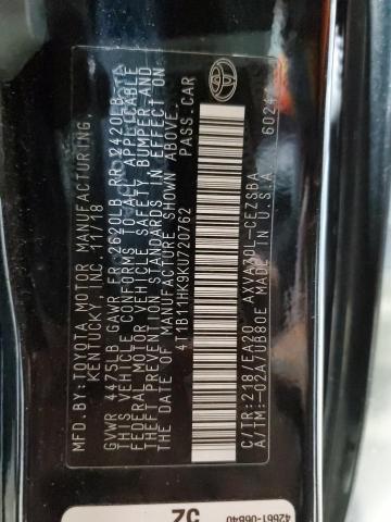 2019 TOYOTA CAMRY L 4T1B11HK9KU720762