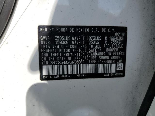 2019 HONDA FIT EX - 3HGGK5H85KM703062