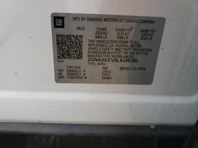 2020 CHEVROLET EQUINOX LT - 2GNAXKEV5L6146381