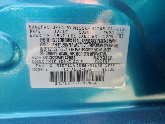 2015 NISSAN VERSA NOTE - 3N1CE2CP4FL449666