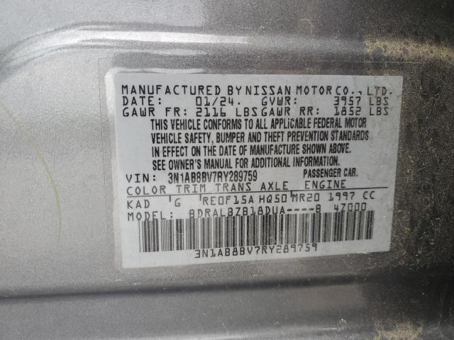 2024 NISSAN SENTRA S - 3N1AB8BV7RY289759