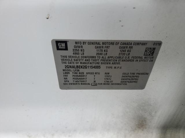 2016 CHEVROLET EQUINOX LS - 2GNALBEK2G1154085