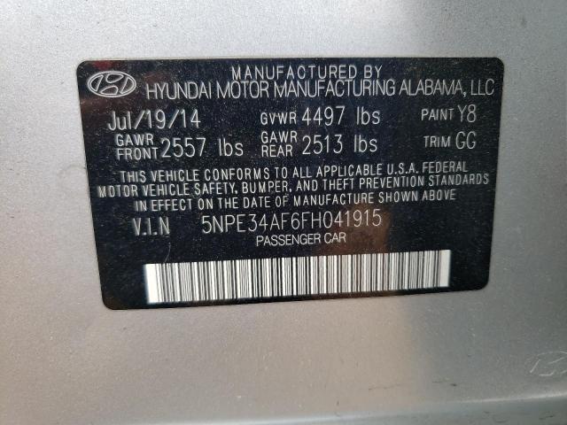 2015 HYUNDAI SONATA SPO - 5NPE34AF6FH041915