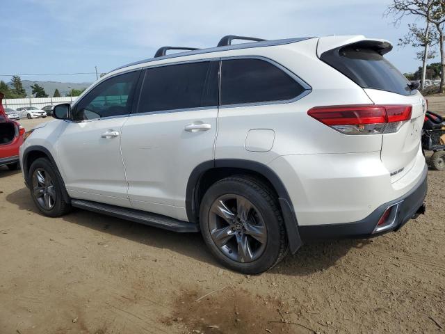 TOYOTA HIGHLANDER 2019 white  gas 5TDDZRFH8KS932410 photo #3