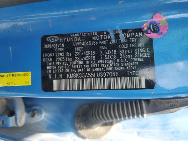2020 HYUNDAI KONA LIMIT KM8K33A55LU397046