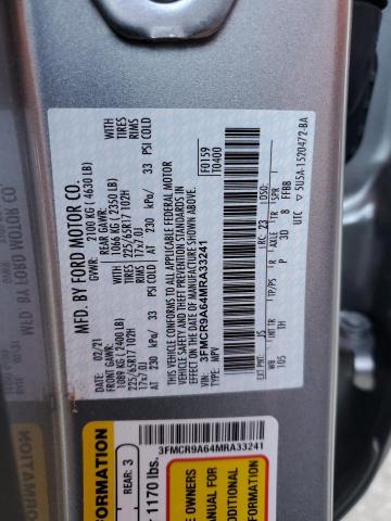 2021 FORD BRONCO SPO - 3FMCR9A64MRA33241